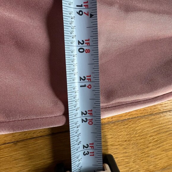 Ieena For Mac Duggal Embellished Neck Trumpet Rose Pink  Dress Gown Sz 12 - Picture 13 of 16